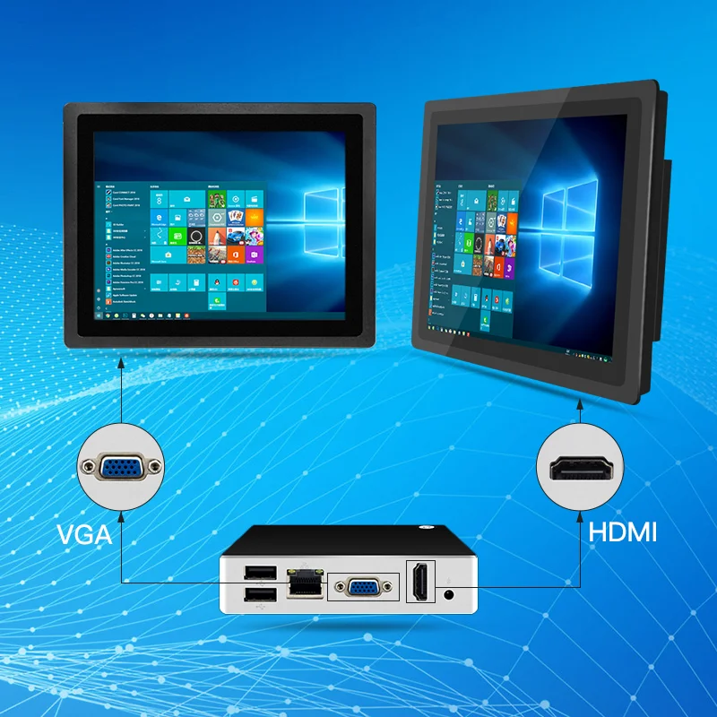 TexHoo Mini PC - Intel Quad Z3735F Processor, Windows 10 Pro, Fanless Pocket Computer Terminal, Industrial HTPC with SSD and WiFi Description Image.This Product Can Be Found With The Tag Names Barebone Mini PC, Computer Office, Pc