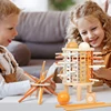 Kids Balance Tower Pick Up Wooden Sticks Social Board Game Logic Thinking Challenge Brain Game Math Count Intellectual Toy Gift 2