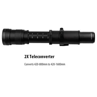 Lightdow Por Manual Zoom Super Telephoto Lens 420-800mm F8.3-16 with 2X Teleconverter USA ES Overseas Warehouse Delivery - Image 4