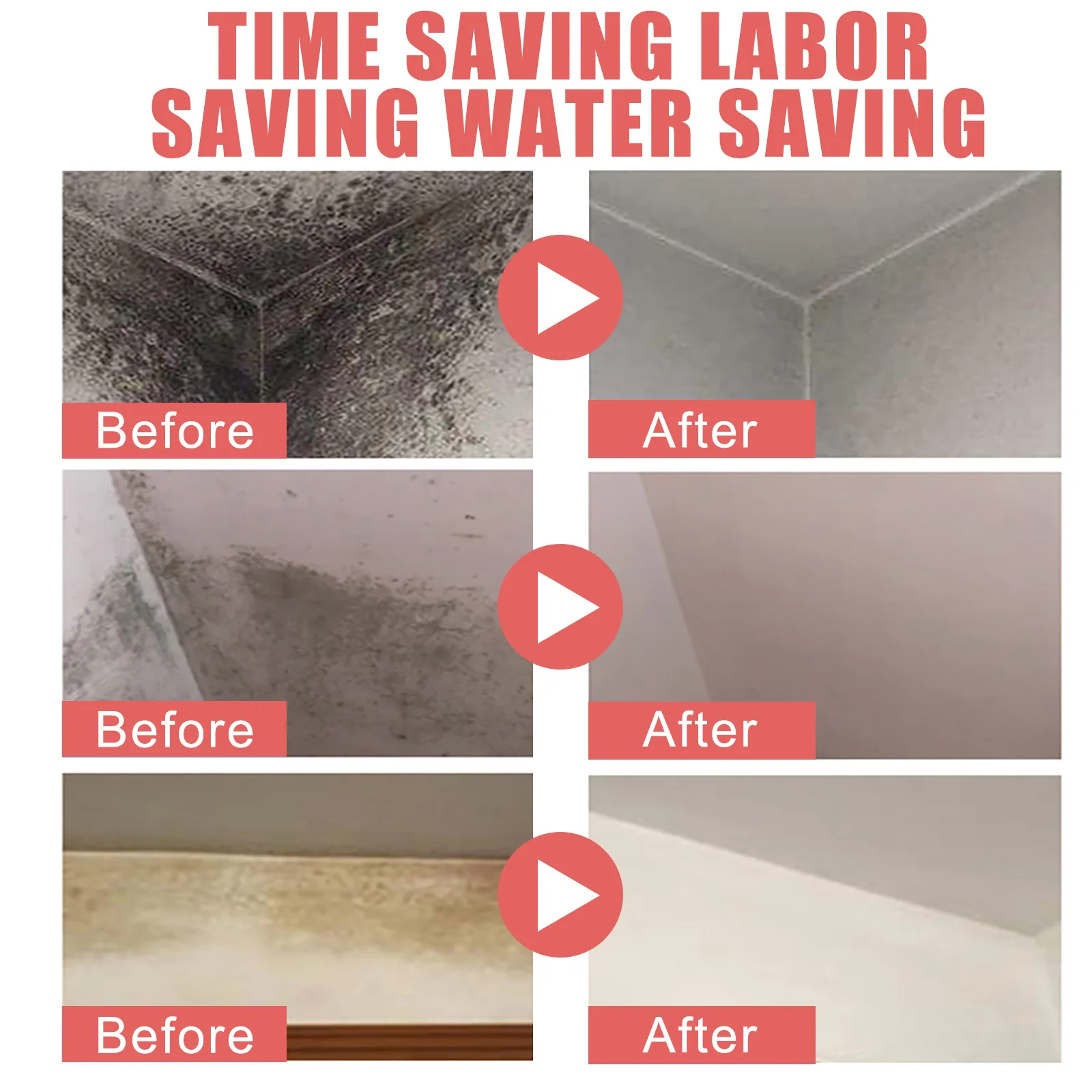 Mildew Remover Gel Deep Wall Mildew Remover Furniture Tile Wall Cleaner