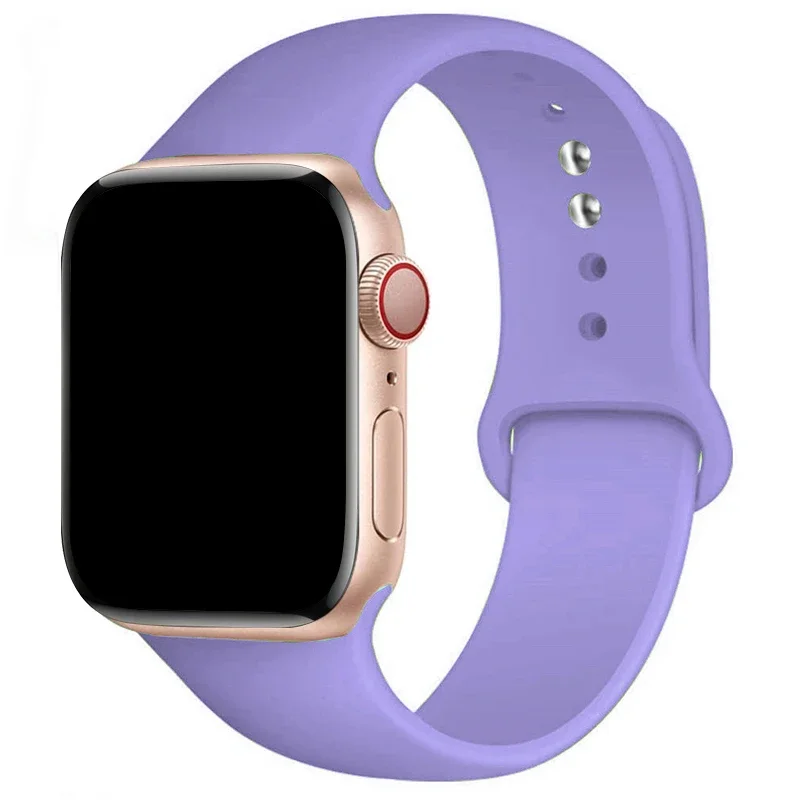 Silicone Sports Band for Smartwatch - Adjustable Loop Bracelet