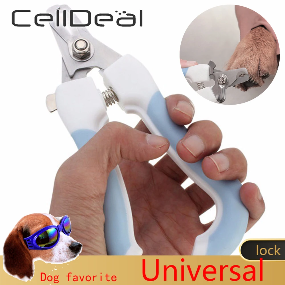 ProfessionalPetNailClippersDogCatStainlessSteelTwocolorLabor