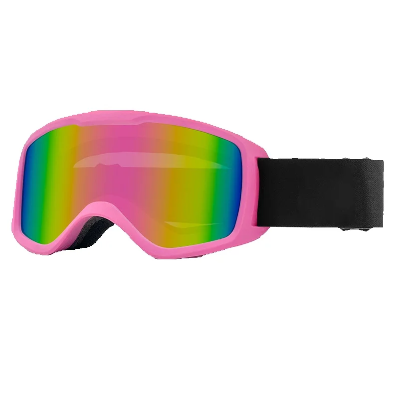 Lyžařské brýle s vysokým rozlišením, ochranou proti zamlžování a UV záření pro děti, lze použít k prevenci krátkozrakosti._voghion.com