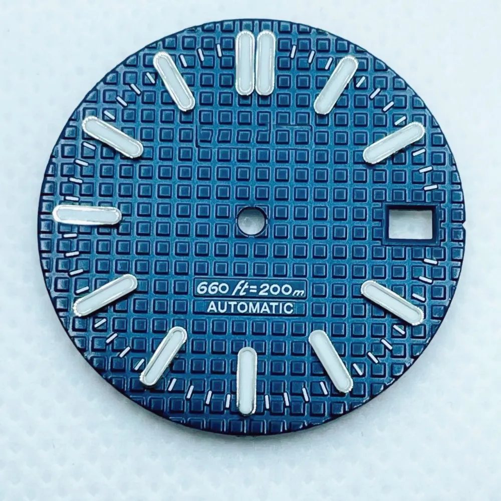 NH35 Dial 28.5mm Modified Farmer Oak Green Luminous Surface Mechanical Watch NH36 Watch Accessories