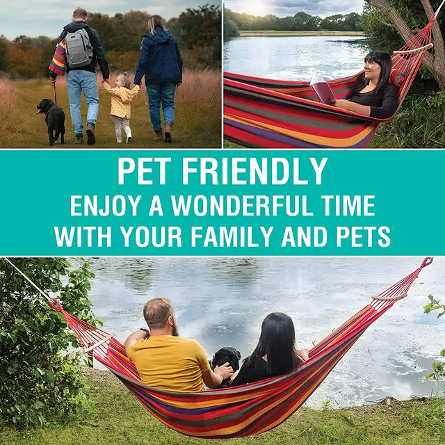 휴식과 편안함을 위한 AZULBLANCO 야외 해먹