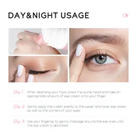LAIKOU-Sakura Eye Cream, Dark Cowcles, Anti Eye Bags, Sérum hydratant jour et nuit, ReLabels, Raffermissant, Soins de la peau, 20g 6