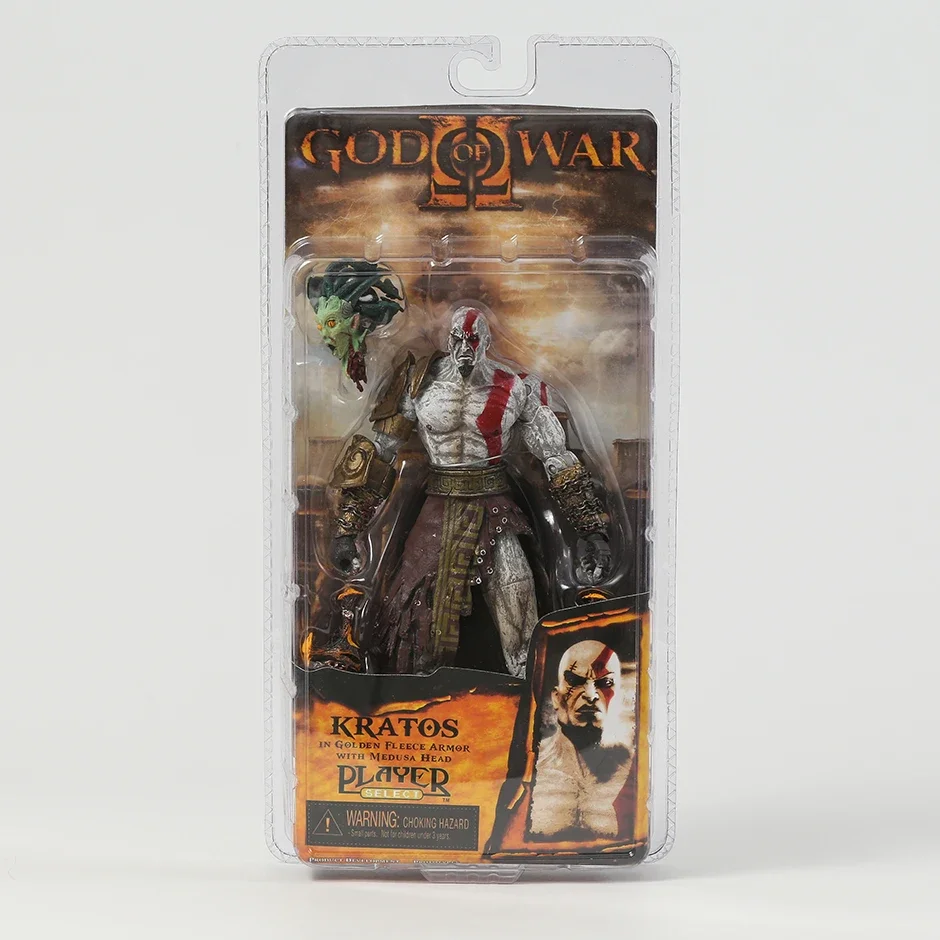 NECA - God of War (2018) - Figura de acción a escala 1/4 - Kratos, 17.7 pulgadas, 204 meses a 999 meses