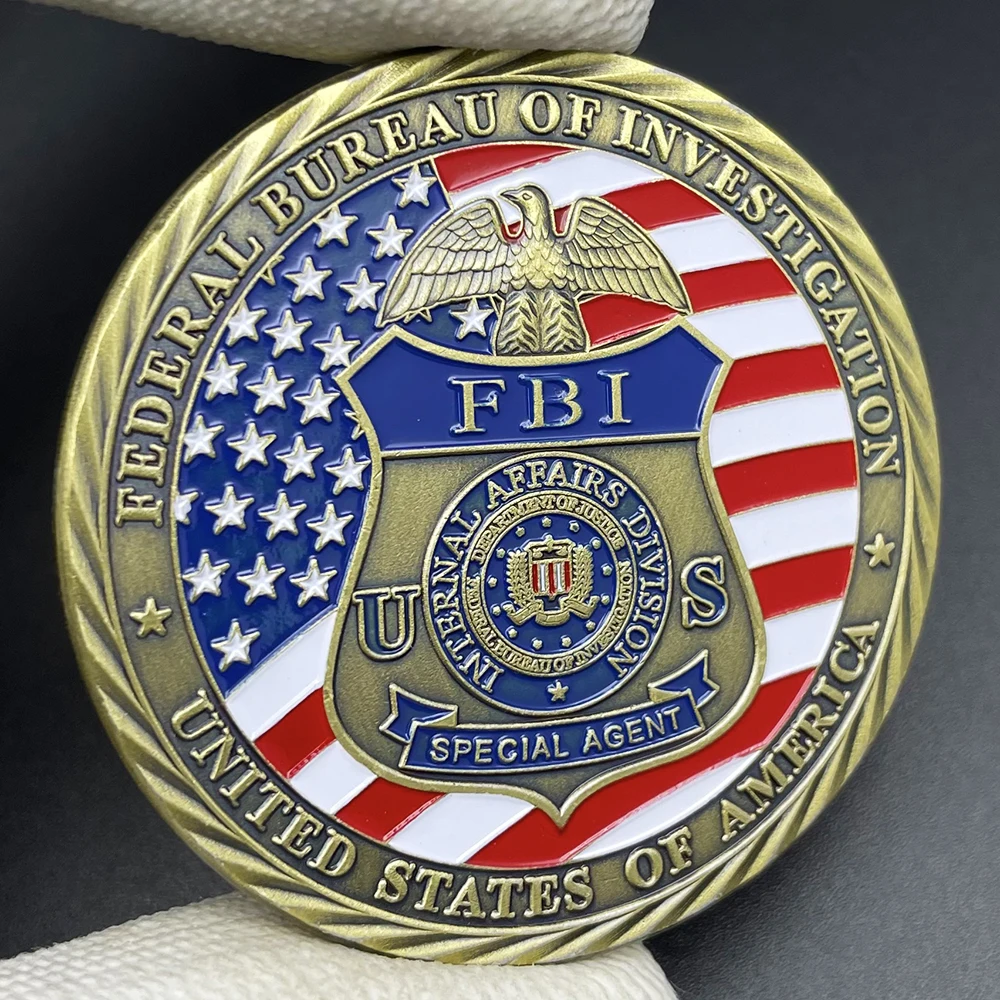 バンクオブアメリカ　希少でユニークなコインオブジェ US FBI Special Agent Challenge Coin Collectibles ST. Michael