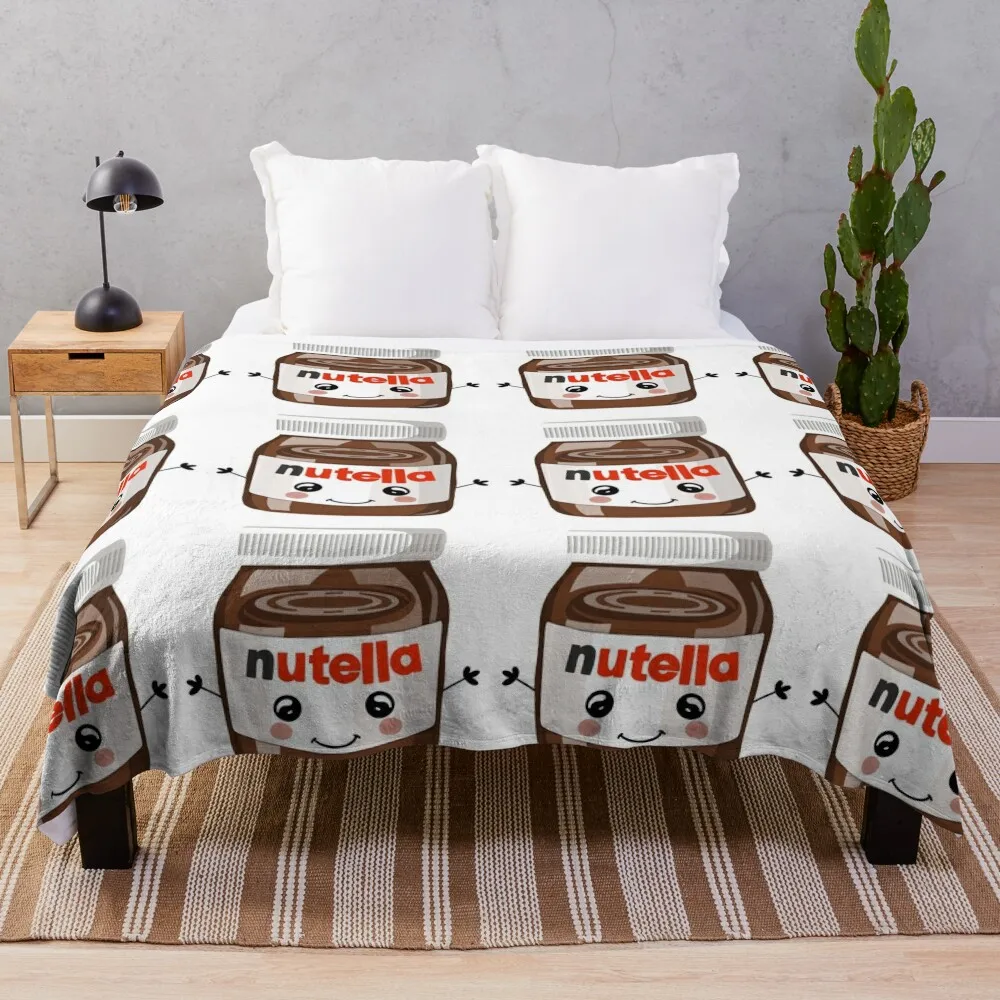 Nutella Cutie Throw Blanket wednesday Heavy Blanket Decorative Bed Blankets