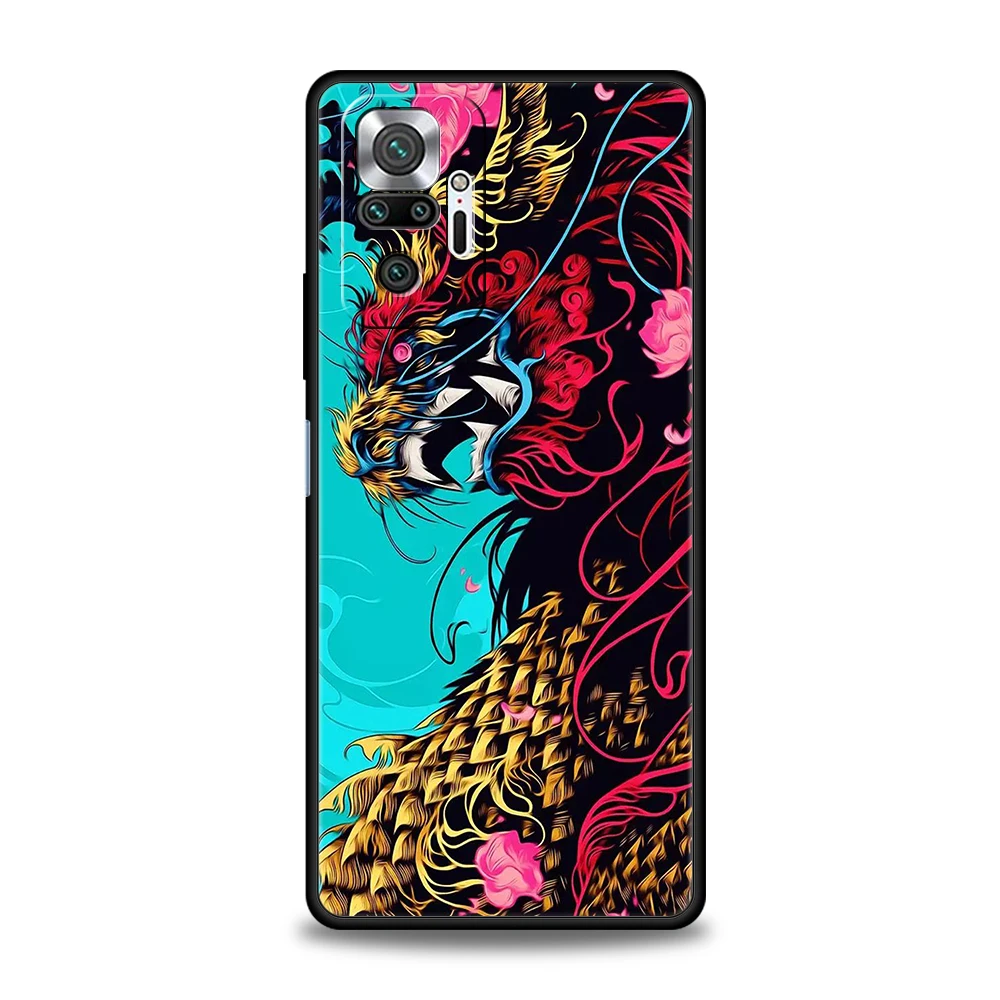 Exquisite Dragon Silicone Phone Case - Durable Protective Shell s Coque
