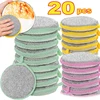 Dishwashing Sponge Non-stick Oil Dish Washing Magic Sponges Scouring Pads Kitchen Cleaning Tool Reusable Double Sided Dish Cloth