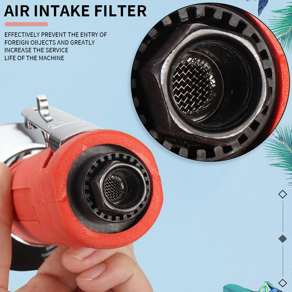3 Inch Pneumatic Angle Grinder Wheel Air Grinder Tool for Metal Wood Cutting Pneumatic Tool Polishing Machine