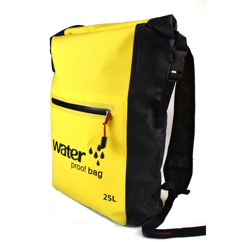 25L PVC worek wodoszczelny Dry Bag plecak do pływania na świeżym powietrzu wędrówka jazda Rafting przechowywanie kajaki torba trekkingowa pływający worek