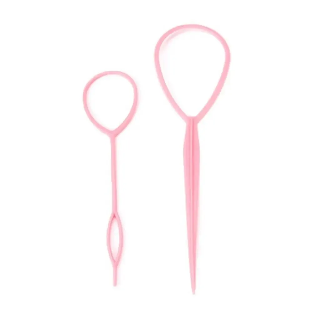 5pcs Hairdressing Tools Pointed Tail Comb Dual Head Eyebrow Brush Triple Row Comb Coiler Hair Salon Styling Comb 3
