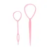 5pcs Hairdressing Tools Pointed Tail Comb Dual Head Eyebrow Brush Triple Row Comb Coiler Hair Salon Styling Comb 3