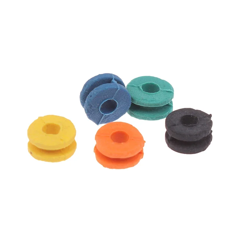 100 pz/borsa Ago per tatuaggio Occhielli in gomma Capezzoli Ago Pad Armatura Bar Accessori per tatuaggi Accessorio per macchinetta per tatuaggi - immagine 4