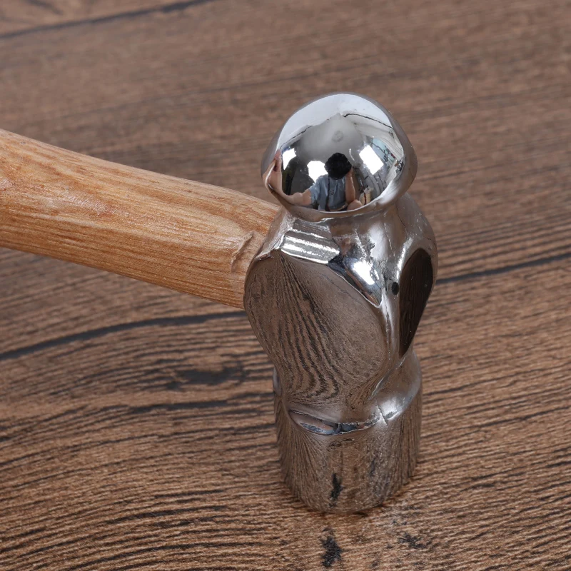 155mm long Leather craft tool jewelry making needs Mini Ball Peen Hammer Wooden Handle Drop Forged Steel Head