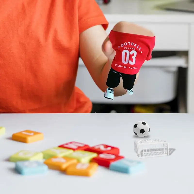 Finger Soccer Kit Kids Finger Soccer Interactive Match Toy Kit Puppets Accessory Educational Props For Kids Toddler Girls