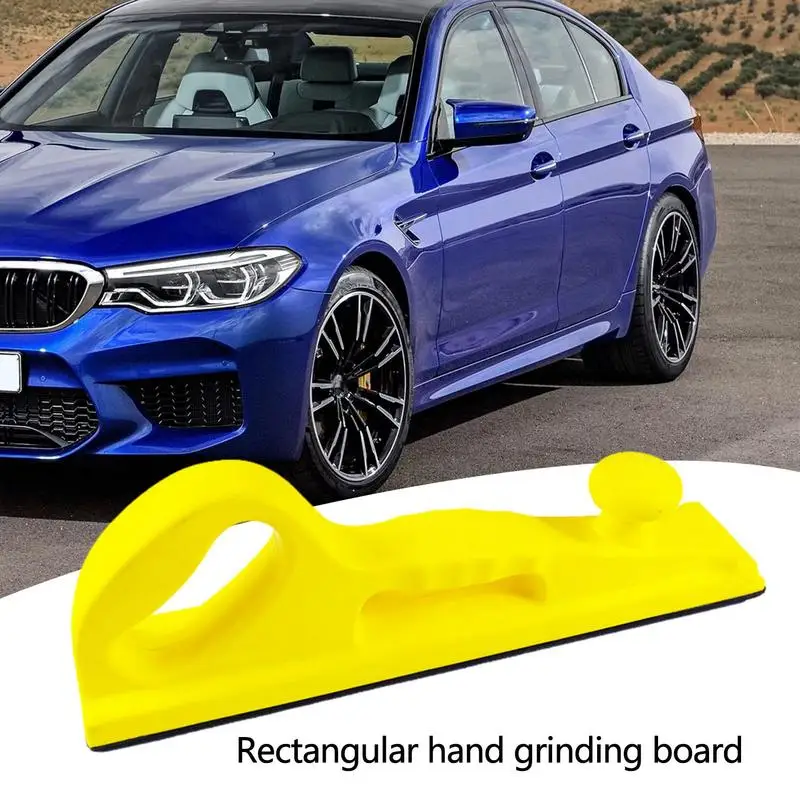 1pc Dust Extraction Sanding File Block Car Putty Ash Hand Planer Sanding Block15.7 X 2.7 Inch Longboard Hand Sanding File Block