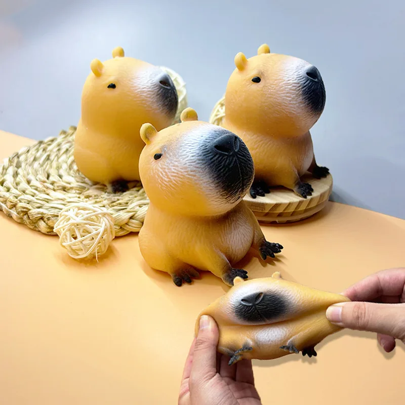 Capybara Relaxation Squeeze Toy - Novelty Cartoon Animal for Stress Relief and Creative Fun