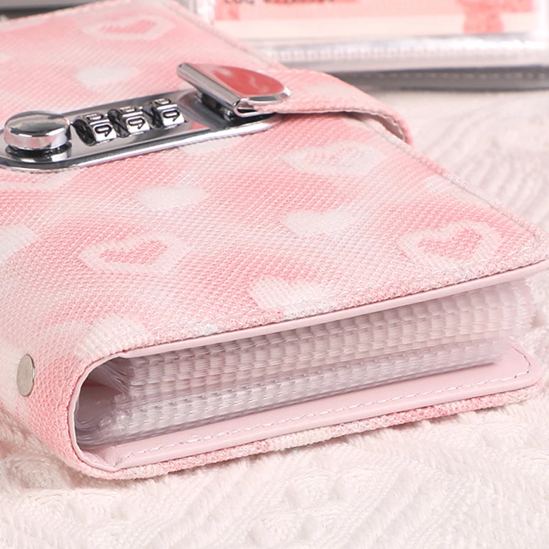Heart Print Money Savings Challenge Binder Savings Challenges Book Large Capacity Leather Waterproof Cash Budget Notebook