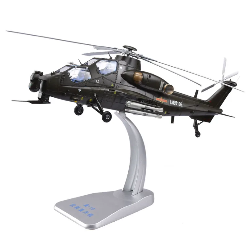 

Diecast WZ-10 Militarized Combat Helicopter Alloy & Plastic Model 1:32 Scale Diecast Toy Gift Collection Simulation Display