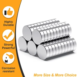 Ultra - Strong Round Disc Magnets for Fridge, Whiteboard, and DIY Crafts (10x3 - 100 pieces)