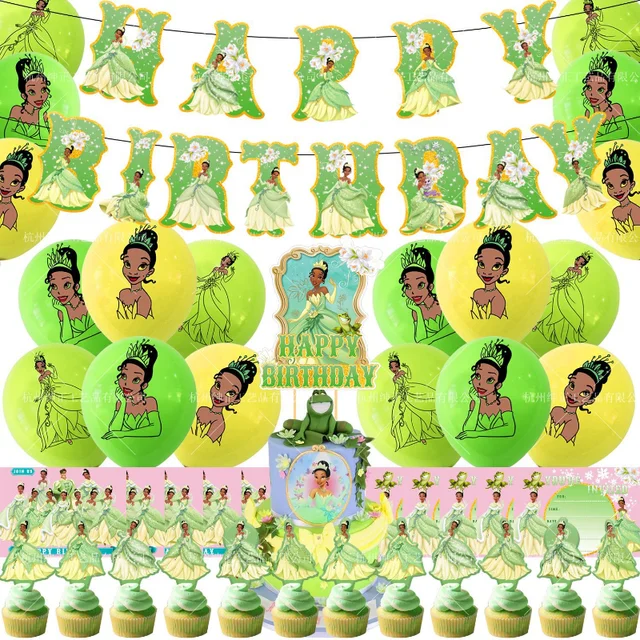 bagageruimte Barmhartig Vervormen Disney Tiana Princess Latex Balloon Banner Birthday Tiana Party Balloon  Kids Birthday Party Decoration Baby Shower Balloons Gift| | - AliExpress