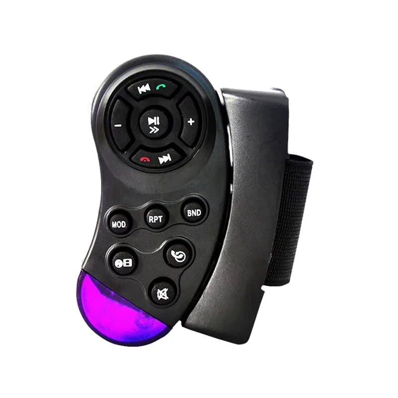 1/2 Din Steering Wheel Remote Control MP5 Controller for Car Radio Portable Car multimedia Player Support Universal 4"/7" steering wheel remote control