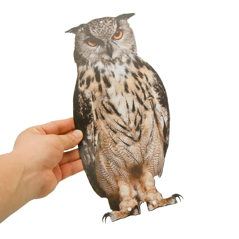 Description Picture 5 of itemFunny Bird Repeller with Bells Waterproof Fake Owl Decoy Garden Supplies Durable CreativeFalse Animal Scare Device