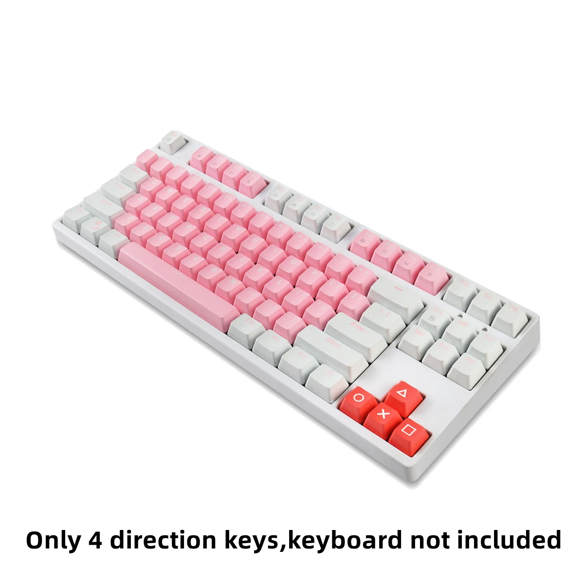 Oem Perfil Abs Direção Arrows Keys Keycaps Backlight Keycap para Cherry mx Teclado Mecânico Gaming Gamers Computer Key Cap - Imagem 2