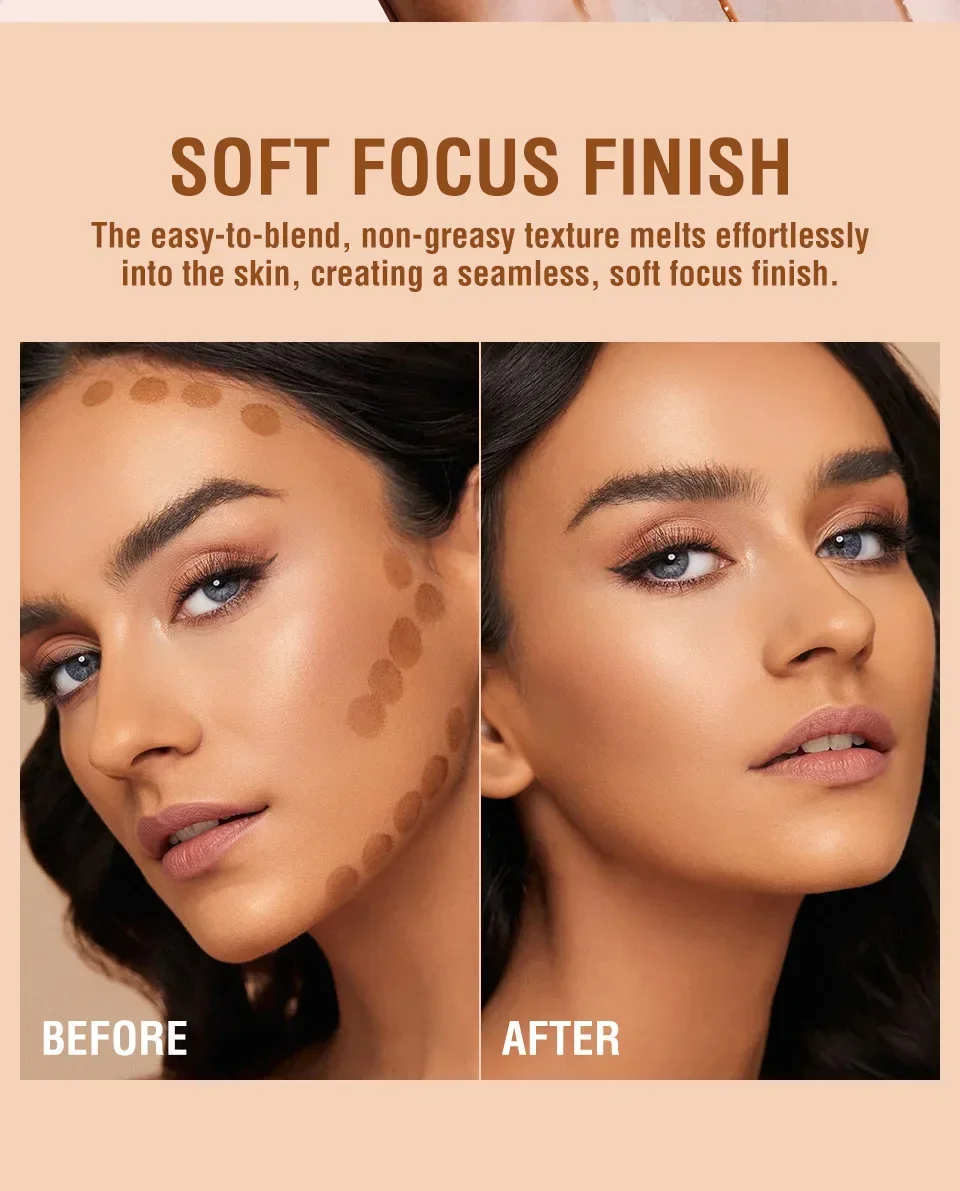Description Picture 4 of itemLiquid Contour Stick Natural Matte Highlighters Nose Shadow Cream Lasting Contouring Brighten Highlighter Face Makeup Cosmetics