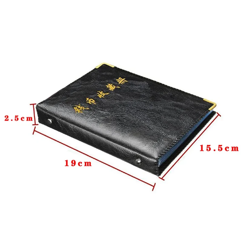 480/120 Coins Storage Book Commemorative Coin Collection Album Holders Collection Volume Folder Hold Multi-Color Empty Coin