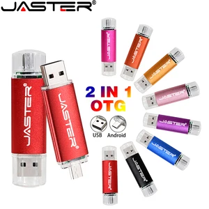 JASTER-unidad Flash USB para teléfono inteligente, microtarjeta de memoria, adaptadores de TYPE-C gratis, 64GB, 16GB