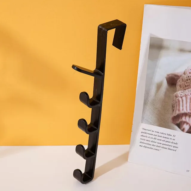 1/2 Pc Hálószobás Ajtó Fogas Ruhák Függő Állvány Az Fölött Műanyag Otthoni Tároló Szervezet Horgok Táskák Sínek - Image 3