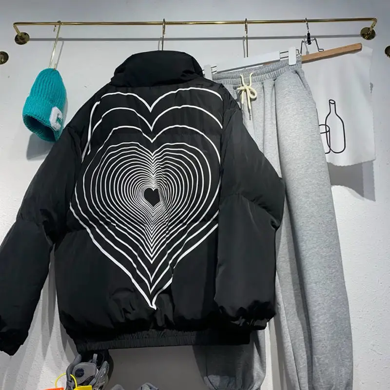 Пуховик женский зимний с пайетками и капюшоном