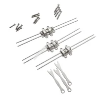 Dispositifs d'expansion squelettique maxillaire MSE pour orthodontie dentaire, vis d'implant 8/10/12mm, clé à cliquet/mini tournevis manuel, kit de démarrage 3