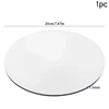 Round Mirror Glass Tray DIY Acrylic Candle Plates Dining Table Centerpiece Decor Hotel Home Wedding Celebration Party Decoration 6