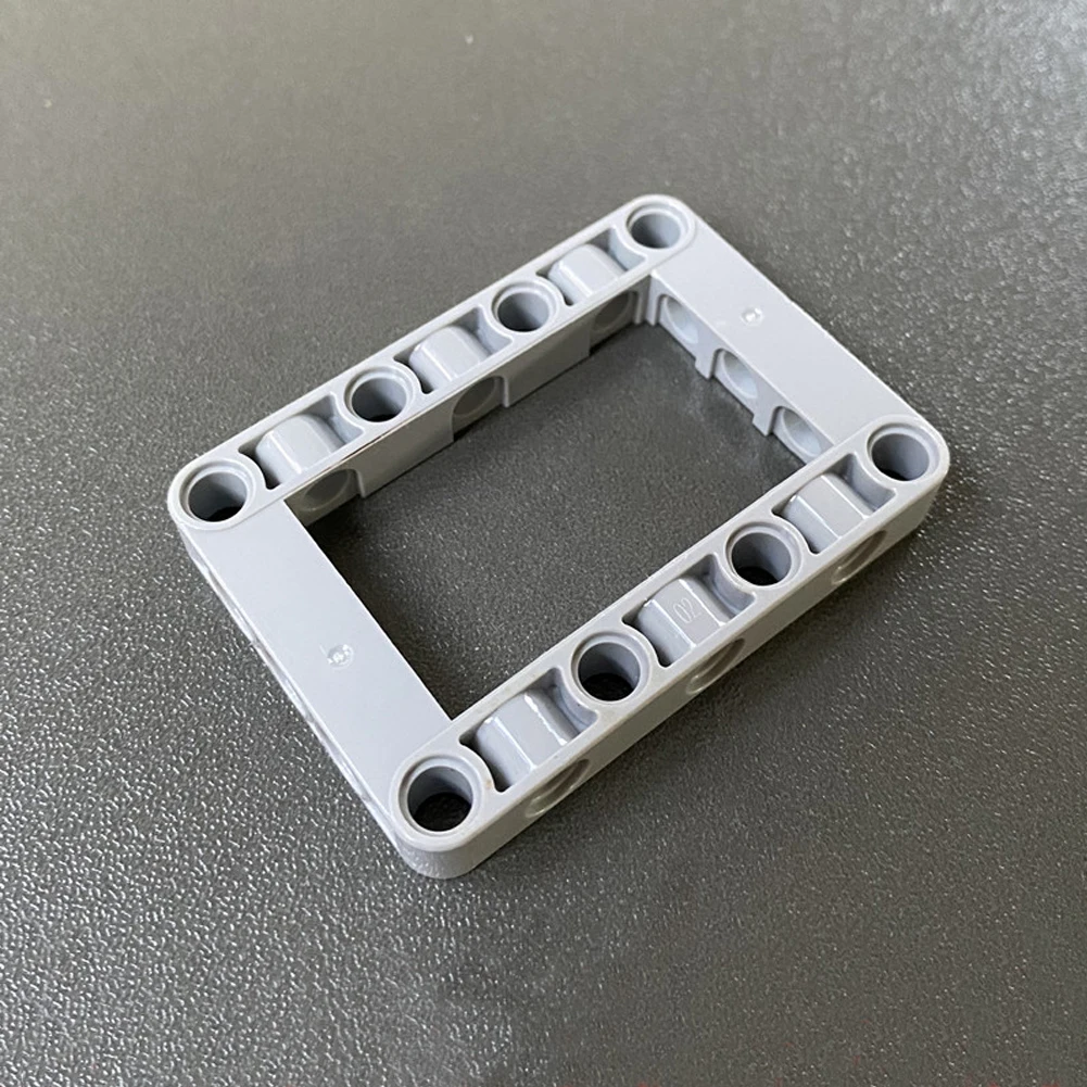 12PCS 5x7 Beam Frames 64179 4539880 Technical Bricks Open Center Thick Building Blocks Assemble Particle Compatible with legoeds