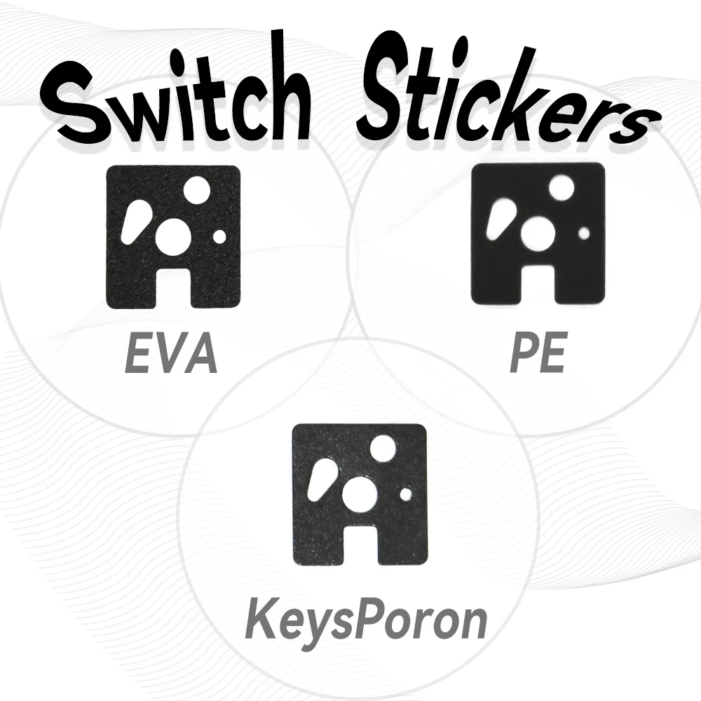 Mechanical Keyboard Shaft Underpad Single Keysporon PE EVA Switch Pads