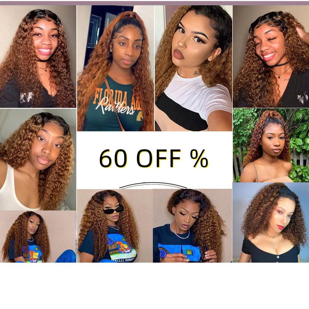 Afro Kinky Curly Wig Short Fluffy Hair With Bangs Deep Brown Wig For Black Woman African Synthetic Party Cosplay Wigs Perruque