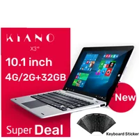 Mini PC 2 In1 Tablet PC 10.1'' X3 Windows 10 RAM 2GB RAM 32GB ROM 1280*800 IPS HDMI-Compatible Dual Camera Gift Docking Keyboard 1