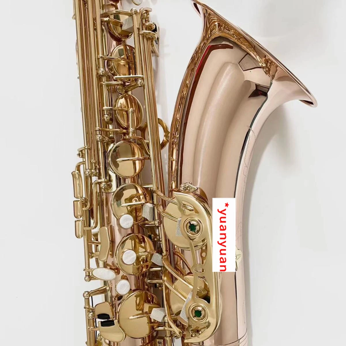 

Double rib drop B tone professional tenor saxophone phosphor bronze gold-plated pure hand-carved Tenor sax jazz instrument
