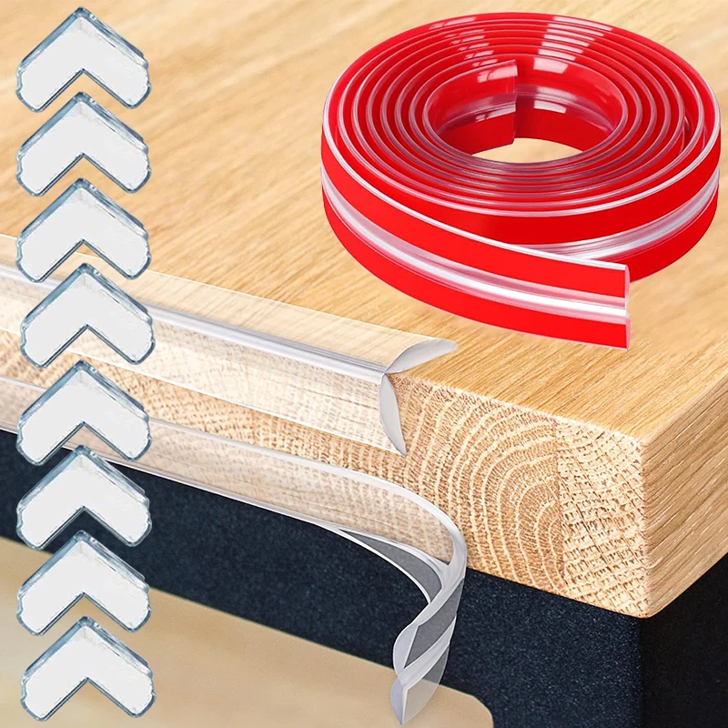 Silicone Furniture Pads Silicone Anti Slip Pads Table Edge Guard Transparent