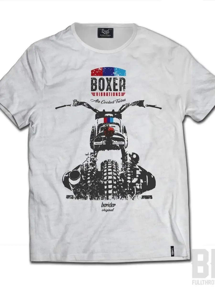 

Boxer Engine Men's Crewneck Short Sleeve Tees Shirt Plus Size Men Cotton Spandex O-Neck Tee Shirt New Style TEE