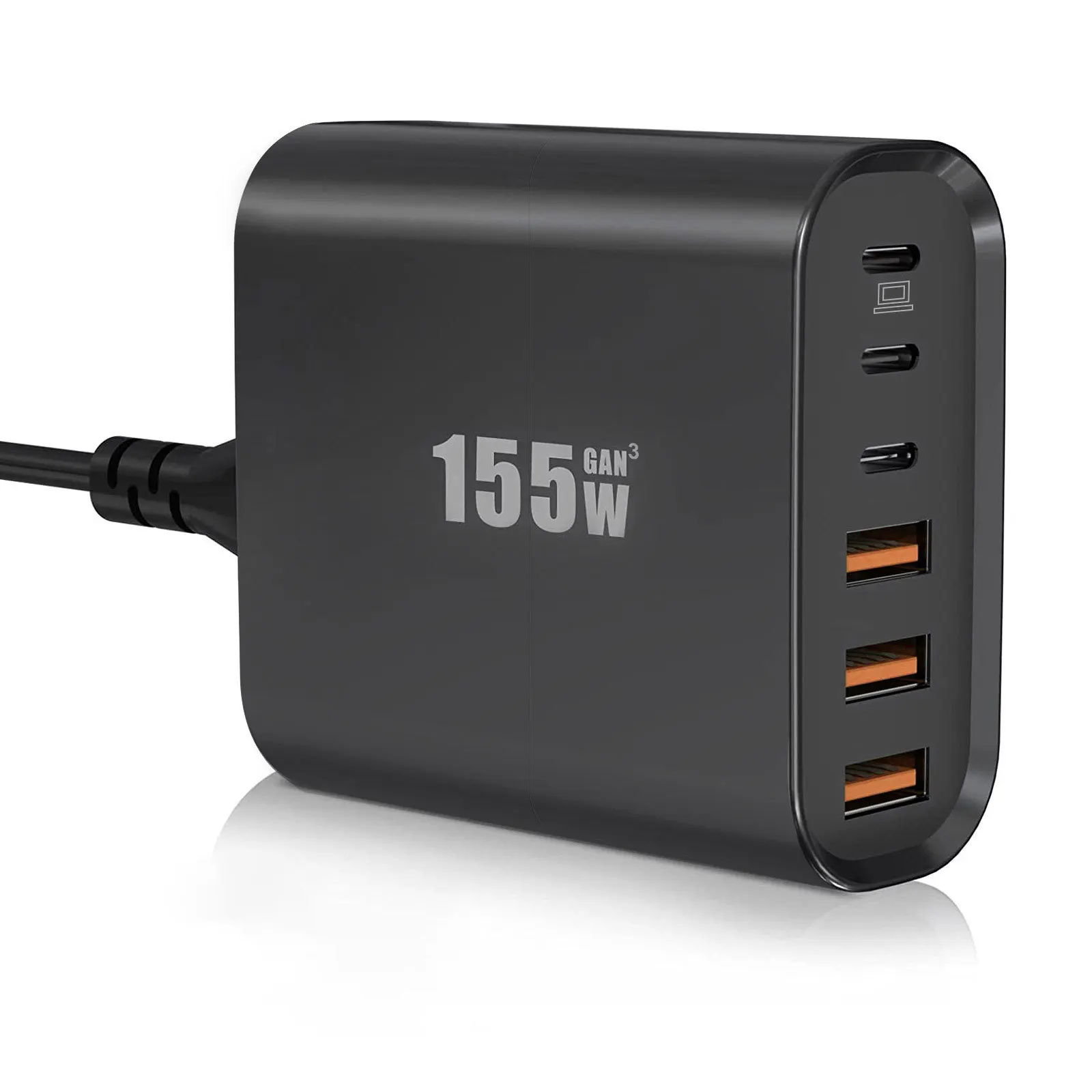 Chargers 155W GaN USB C Quick Charger 6 Ports Universal Desktop PD