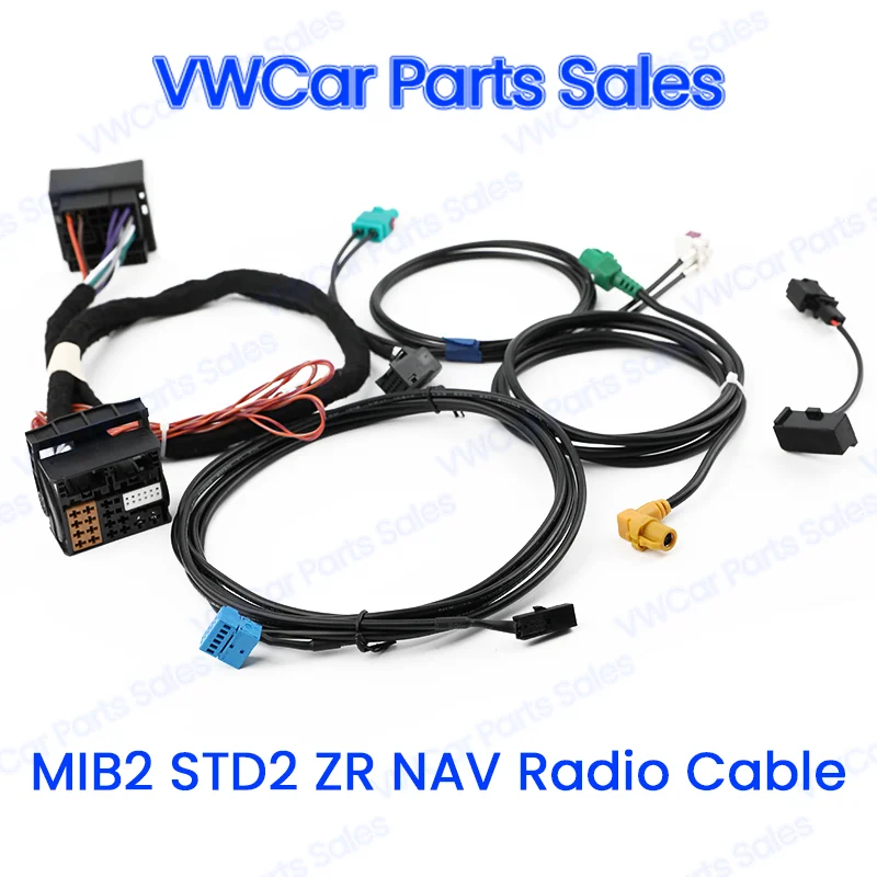 Alta Qualità Mib2 Std2 Zr Nav Scopri Pro Radio Test Cable Update Installa Adattatore Cablaggio Per Vw Mqb Golf 7 Mk7 Passat B8