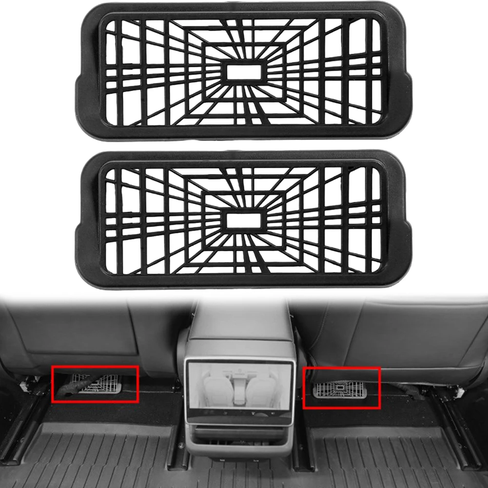 

Under Seat Rear Air Vent Grille Protective Cover For Tesla Model 3 2024 Highland Dust Protection Cover Car Accessories
