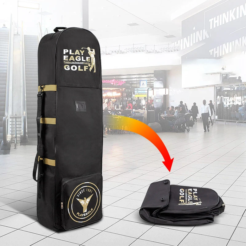 Golf Bag Travel Wheels Aviation Large Golf Airplane Bags Foldable