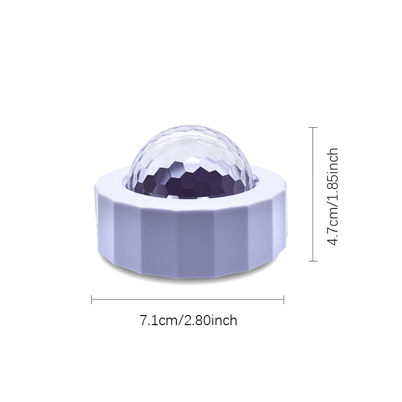 LED 야간 조명, USB 충전, 사운드 컨트롤, 다양한 조명 색상, 거실 및 차량에 적합